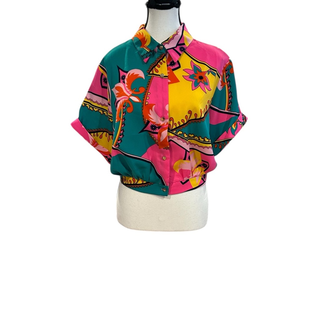 Lulumari Multicolor Floral Blouse
